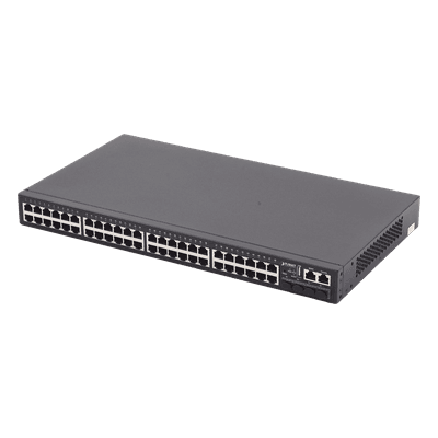 Switch Administrable Stackeable Capa 3, 48 Puertos 10/100/1000T, 4 Puertos 10G SFP+