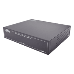 Kit de TRANSCEPTOR ACTIVO DE 4 CANALES / VIDEO+PODER en un solo Cable UTP / 150 metros en 4K, 200 metros en 5 MP/ Envía 36 Vcc y Recibe 12 Vcc / TODO INCLUIDO PARA RACK / Compatible con cámaras HD-TVI/CVI/AHD/CVBS / INSTALACIÓN LIMPIA