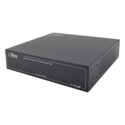 Kit de TRANSCEPTOR ACTIVO DE 8 CANALES / VIDEO+PODER en un solo Cable UTP / 150 metros en 4K, 200 metros en 5 MP/ Envía 36 Vcc y Recibe 12 Vcc / TODO INCLUIDO PARA RACK / Compatible con cámaras HD-TVI/CVI/AHD/CVBS / INSTALACIÓN LIMPIA