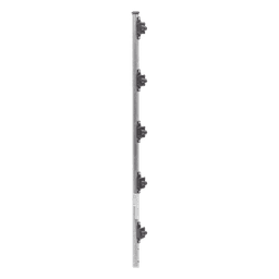 Poste de Paso para Cerca Electrificada / Tubo Galvanizado Cal. 18 / 1 m (3.3 ft) de Altura / 1' de Diámetro / 5 Aisladores Incluidos