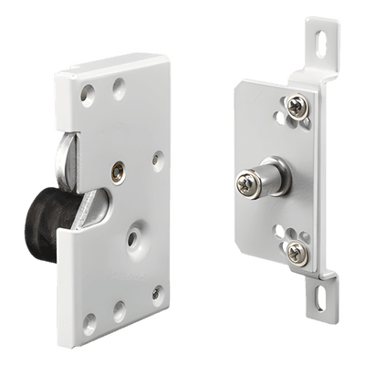 Cerradura eléctrica para puertas corredizas tipo gancho / Abierto en caso de falla.