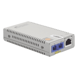 Convertidor de medios Gigabit Ethernet a fibra óptica, conector SC, monomodo (SMF), versión TAA (Trade Agreement Act), 10 Km
