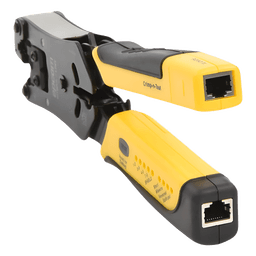 Pinza Pelacables/ Probador UTP-STP/ Cat 3-5-6/ RJ45-RJ11-RJ22/ 0.38 x 0.95 pies