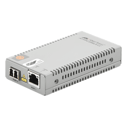Convertidor de medios Gigabit Ethernet a fibra óptica, conector LC, monomodo (SMF), versión TAA (Trade Agreement Act), 10 km