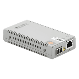 Convertidor de medios Gigabit Ethernet a fibra óptica, conector LC, monomodo (SMF), versión TAA (Trade Agreement Act), 10 km