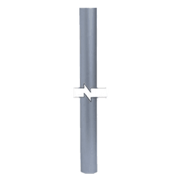 Mástil 6 metros, 2" diámetro Acero Inoxidable.