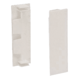 Unión recta de tapa, para uso con canaleta T70, Material PVC Rígido, Color Blanco Mate