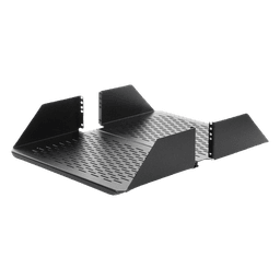 Charola Para Soportar Equipos en Rack de 19in, Ventilada, Frontal y Posterior, Capacidad de 136 Kg, 3UR