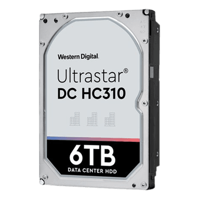 Disco Duro Enterprise 6 TB / Wester Digital (WD) / Serie Ultrastar / Recomendado para Data Center y NVRs de Alta Capacidad / Alto Performace