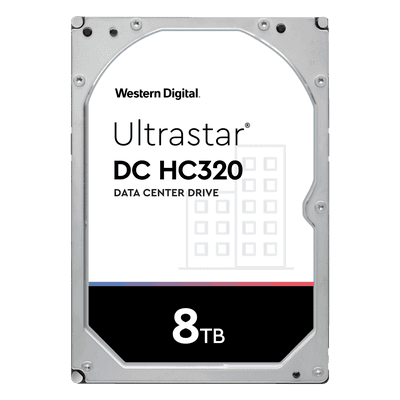 Disco Duro Enterprise 8 TB / Wester Digital (WD) / Serie Ultrastar / Recomendado para Data Center y NVRs de Alta Capacidad / Alto Performace