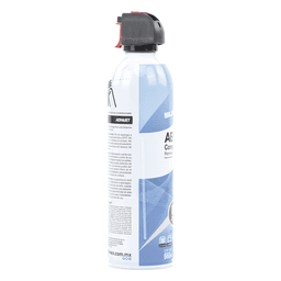 Removedor de polvo y residuos (aire comprimido) con aplicación 360º para limpieza de equipos electrónicos, válvula anti-estallamiento, 660 ml