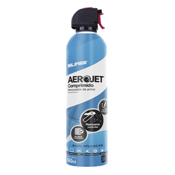 Removedor de polvo y residuos (aire comprimido) con aplicación 360º para limpieza de equipos electrónicos, válvula anti-estallamiento, 660 ml