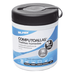 Toallitas Húmedas Antibacteriales / Limpieza de Equipos Electrónicos / 30 Piezas / Antiestáticas / Alcohol Isopropílico