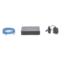 Adaptador de Teléfono Analógico híbrido de 1 Puerto FXS (conectar teléfono analógico) y 1 Puerto FXO (conectar línea analógica)