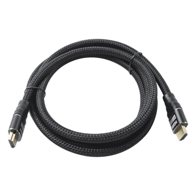 Cable HDMI / 4K Ultra HD / 1.8 m (5.9 ft) / Triple Blindaje Trenzado / Conectores Oro 24K / 120-480 Hz