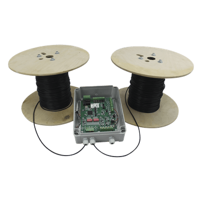 MICALERT Cable Sensor para Paredes, Rejas Rigidas o barandales / 2 zonas de 305 metros / 610 Metros de Protección Total
