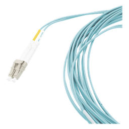 Jumper de Fibra Óptica Multimodo 50/125 XGLO OM3, LC-LC Duplex, OFNR, Color Aqua, 7 Metros (22.97 Pies)