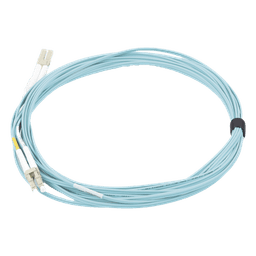 Jumper de Fibra Óptica Multimodo 50/125 XGLO OM3, LC-LC Duplex, OFNR, Color Aqua, 7 Metros (22.97 Pies)