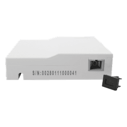 Caja Terminal de Fibra Óptica (Roseta) con un Acoplador SC/APC, Color Blanco
