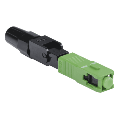 Conector Rápido de Instalación en Campo, Monomodo, SC/APC, Pre-Pulido, Re-Terminable, Ideal para Aplicaciones FTTx