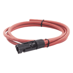 Cable Fotovoltaico / 1.5 m (4.9 ft) / Calibre 10 AWG / Terminal MC4-M / Rojo