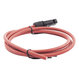 Cable Fotovoltaico / 1.5 m (4.9 ft) / Calibre 10 AWG / Terminal MC4-M / Rojo