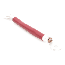 Cable Jumper para Baterías / 0.2 m (0.66 ft) / Calibre 2 AWG / Terminales de Ojo / Rojo / Conexión Serie o Paralelo