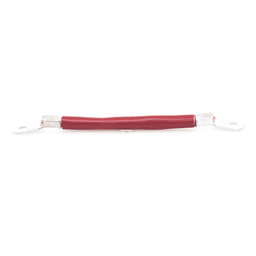 Cable Jumper para Baterías / 0.2 m (0.66 ft) / Calibre 2 AWG / Terminales de Ojo / Rojo / Conexión Serie o Paralelo