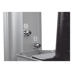 Antena Sectorial MIMO 4X4 de 45 º,  4.9 - 6.4 GHz, IP55, Ganancia de 22 dBi, 4 Conectores N-hembra, Montaje y Jumper tipo N incluido.