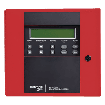 Anunciador Remoto / Pantalla 4x40 Caracteres / 4 Teclas Programables / Comunicación RS-485 / Gabinete con Cerradura