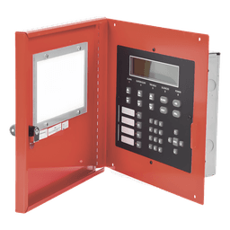 Anunciador Remoto / Pantalla 4x40 Caracteres / 4 Teclas Programables / Comunicación RS-485 / Gabinete con Cerradura
