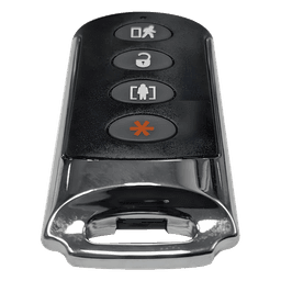 Llavero Remoto Inalámbrico 4 Botones / Uso Rudo / Armado Total/Parcial/Desarmado/Pánico / 345 MHz / Batería 5 Años / Compatible Honeywell y PRO4GLTEM