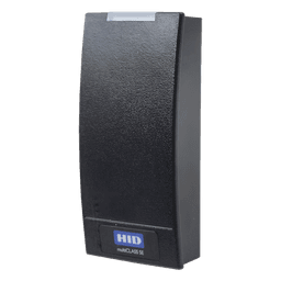 Lector de Acceso Multiformato / iCLASS SEOS / MIFARE Classic DESFire / NFC Móvil / Wiegand / 5-16 VDC / 4.8 x 10.3 x 2.3 cm