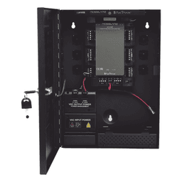 Controlador de Acceso IP / 2 Lectoras Wiegand / 30,000 Tarjetas / 20,000 Eventos / Gabinete con Fuente 12VDC 4A / TCP-IP y RS485