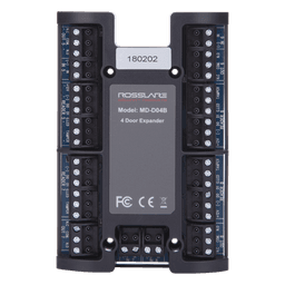 Módulo Expansor de Control de Acceso / 4 Puertos Wiegand / 4 Salidas Relé 5A NA/NC/COM / Comunicación Supervisada / 12 VCC / Diseño Compacto