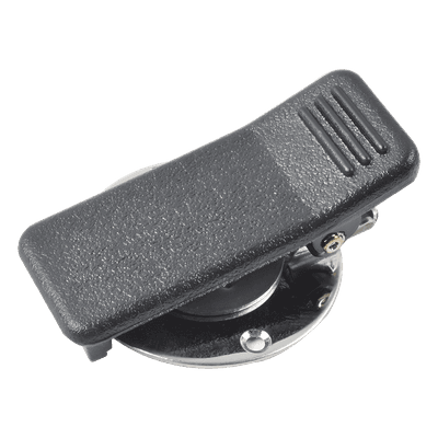 Clip de Cinturón para Micrófono Remoto / Compatible TX9, SPM-2100/2200/4200 / Metal y Plástico / Negro