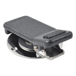 Clip de Cinturón para Micrófono Remoto / Compatible TX9, SPM-2100/2200/4200 / Metal y Plástico / Negro