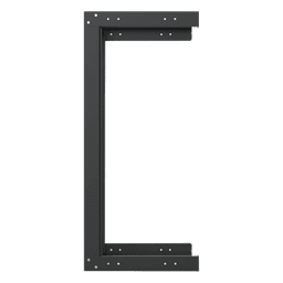 Rack Abierto de 19" para Montaje en Pared de 24 Unidades.