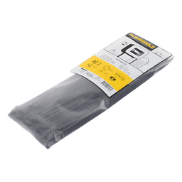 Cincho de Nylon / 300 mm (11.8 in) x 3.6 mm / Resistente a UV / Exterior / Tensión 178 N / Paquete 100 pz