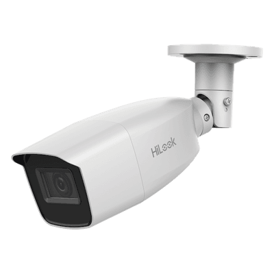 Bala TURBOHD 2 Megapíxel (1080p) / Lente Var. 2.8 a 12 mm / CLIMAS EXTREMOS / IR EXIR Inteligente 40 mts / Exterior IP66 / TVI-AHD-CVI-CVBS / dWDR