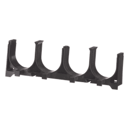 Espaciador de Cables de Nylon 6.6, Con 4 Espacios de 1.25 in (31.8 mm) de Diámetro, Color Negro, 1 Pieza