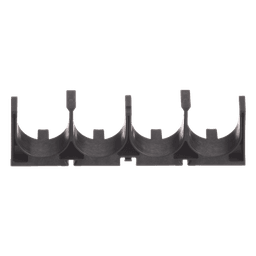 Espaciador de Cables de Nylon 6.6, Con 4 Espacios de 1.25 in (31.8 mm) de Diámetro, Color Negro, 1 Pieza