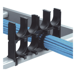 Espaciador de Cables de Nylon 6.6, Con 4 Espacios de 1.25 in (31.8 mm) de Diámetro, Color Negro, 1 Pieza