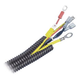 Tubo Corrugado Abierto para Protección de Cables, .38in (9.7 mm) de Diámetro, 30.5 m de Largo, Color Negro