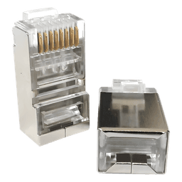Conector RJ45 para Cable FTP/STP Categoría 5E - Blindado sin pin a tierra
