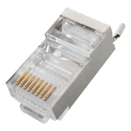 Conector RJ45 para Cable FTP/STP Categoría 5E - Blindado sin pin a tierra