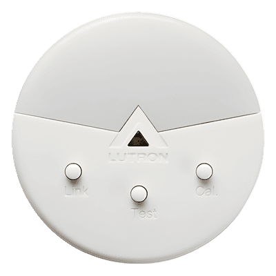 Sensor de luz natural inalámbrico / montaje en techo / 0-1600 lx / Clear Connect 431-437 MHz / batería CR2450 de 10 años / interiores