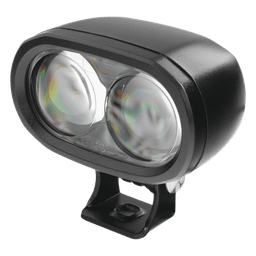 Luz LED de Advertencia Peatonal / Punto Azul Proyectado / 12-80 VCC / IP67 / Aluminio y Policarbonato / 4.7 x 4.1 x 2.6 in