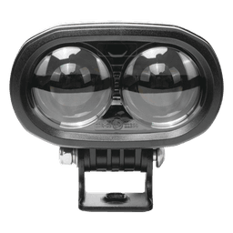 Luz LED de Advertencia Peatonal / Punto Azul Proyectado / 12-80 VCC / IP67 / Aluminio y Policarbonato / 4.7 x 4.1 x 2.6 in