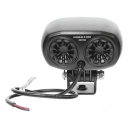 Luz LED de Advertencia Peatonal / Punto Azul Proyectado / 12-80 VCC / IP67 / Aluminio y Policarbonato / 4.7 x 4.1 x 2.6 in